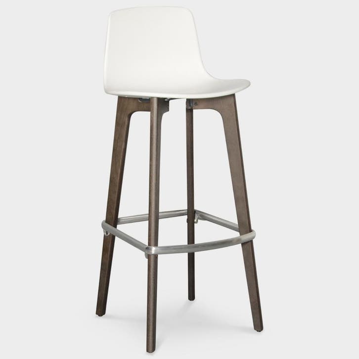 Enea Lotus designbarkruk - Wit, Huis en Inrichting, Stoelen, Ophalen of Verzenden