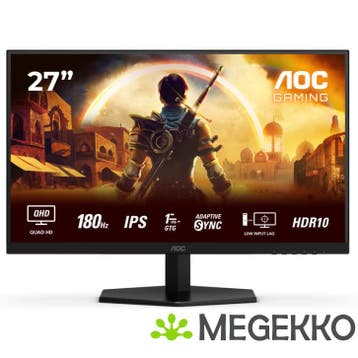 AOC G4 Q27G42XE 27  Quad HD 180Hz IPS Gaming Monitor, Verzenden, Nieuw, AOC