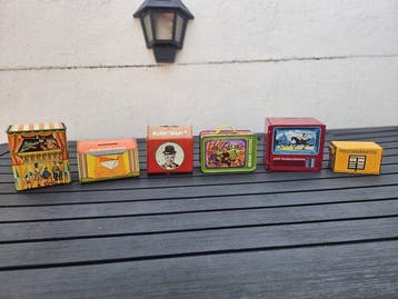 Spaarpot (6) - Metaal - Vintage spaarpotten