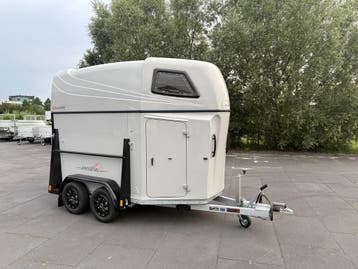 Anssems Silver Edition + zadelkamer 2 paards paardentrailer, Nieuw, Polyester, 2-paards trailer