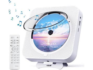 Vizual CD Speler met Radio & Bluetooth - Draagbare CD Speler, Verzenden, Nieuw