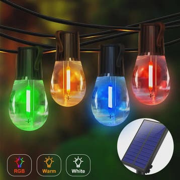 Waterproof Solar Kerstverlichting Slinger met RGB Kleuren en, Verzenden, Nieuw