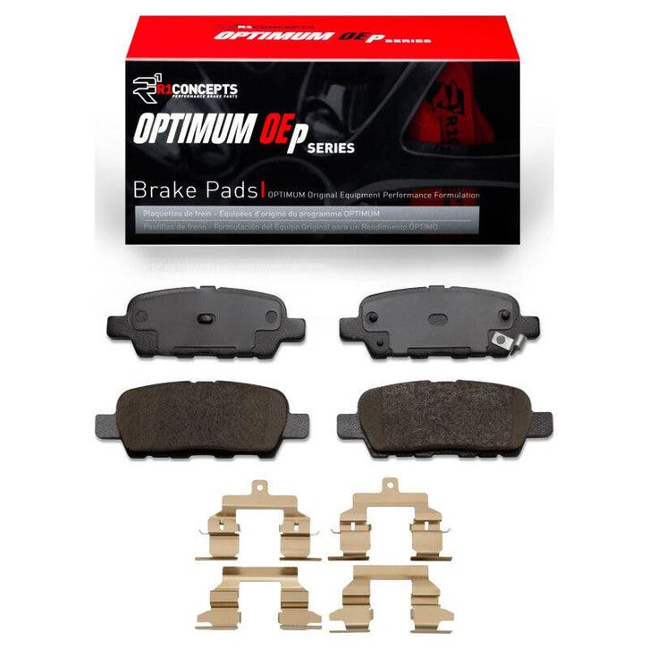 R1 2008-2013 Nissan Rogue Rear R1 Optimum OE Pads & Hardware, Auto-onderdelen, Remmen en Aandrijving, Ophalen of Verzenden