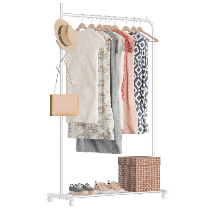 Avalo Kledingrek op wielen wit, Kleding | Dames, Kledingrekken, Nieuw, Verzenden