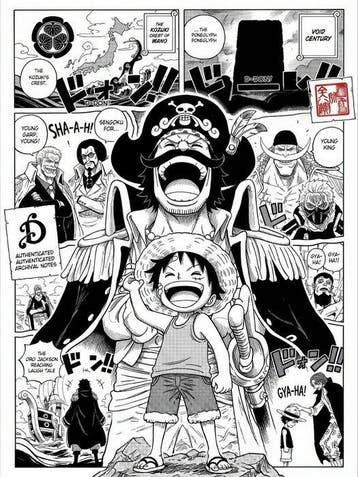 Henshin (Marco Celante) - One Piece – Roger & Luffy