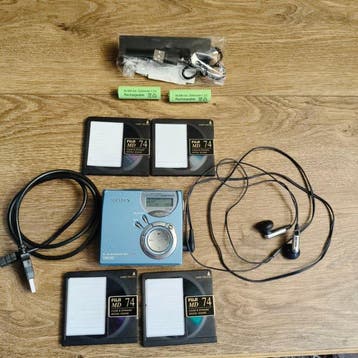 Sony - MZ-N510 Draagbare minidisc speler-recorder, Nieuw