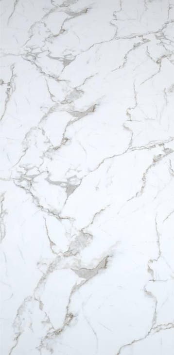 PVC wandpaneel 280x122 Arabescato - sample, Nieuw