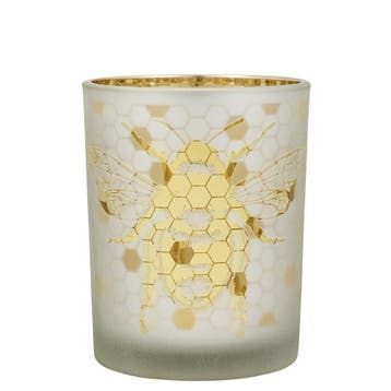 Theelichthouder bij goud medium 12cm, Verzenden, Nieuw