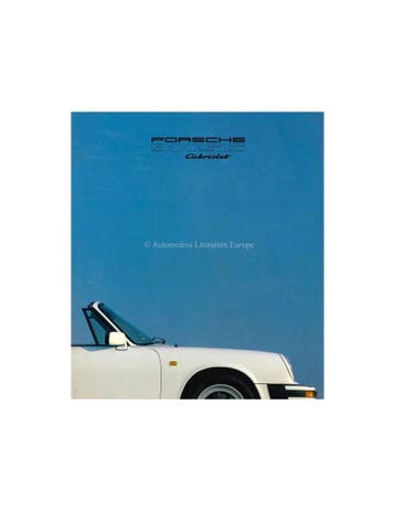 1983 PORSCHE 911 SC CABRIOLET BROCHURE DUITS, Boeken, Nieuw, Porsche, Author