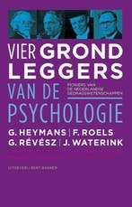 Vier grondleggers van de psychologie / Pioniers van de, Boeken, Verzenden, Gelezen, Vittorio Busato