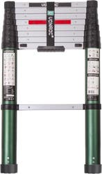 2dekans | VONROC Professionele Telescopische Ladder – 2.6m –, Ophalen of Verzenden, Zo goed als nieuw