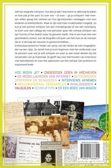 Een portret schrijf je zo 9789021668802 Janny van der Molen, Verzenden, Zo goed als nieuw, Janny van der Molen