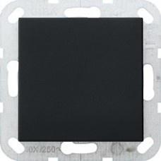 Gira Blindplaat Mat Zwart 0268005, Nieuw, Stopcontact