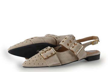 Babouche Loafers in maat 36 Beige, Verzenden, Beige, Overige typen, Zo goed als nieuw