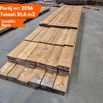 Thermo Vuren Geschaafde Plank 5400-5100-4500-3600x185x18mm, Ophalen of Verzenden, Nieuw