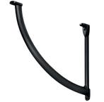 Plankdrager Console ARC 120x132 mm zwart, Huis en Inrichting, Woonaccessoires | Wandplanken en Boekenplanken, Verzenden, Nieuw