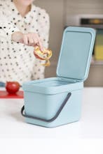 Brabantia Sort &amp; Go Prullenbak - 6 liter - Mint, Ophalen of Verzenden, Zo goed als nieuw