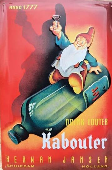 Drink Louter Kabouter reclamebord, Ophalen of Verzenden, Nieuw