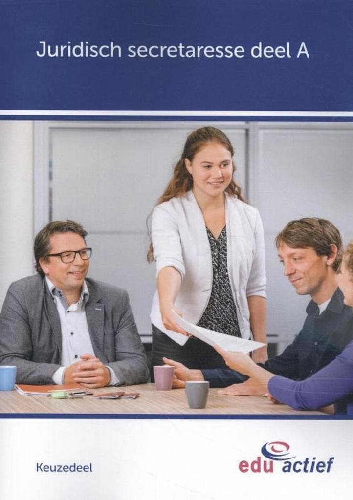 9789037247220 Keuzedeel Juridisch secretaresse deel A, Boeken, Schoolboeken, Zo goed als nieuw, Verzenden