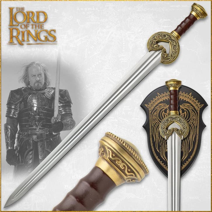 Lord of the Rings Replica 1/1 Herugrim Battle Forged, Verzamelen, Lord of the Rings, Nieuw, Ophalen of Verzenden