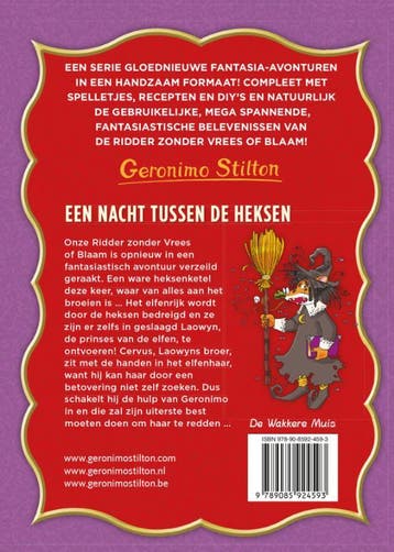 Een nacht tussen de heksen / Avonturen in Fantasia / 2, Boeken, Verzenden, Gelezen, Geronimo Stilton