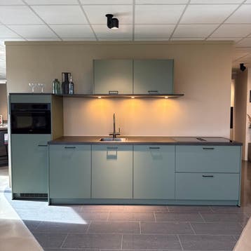 Keuken Mira Colour eucalyptus groen - Superkeukens, Ophalen of Verzenden, Nieuw