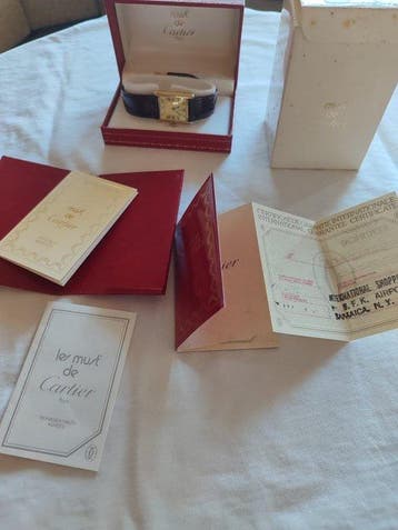 Cartier - Tank Must de Cartier - 590005 - Unisex - 1980-1989, Sieraden, Tassen en Uiterlijk, Horloges | Heren, Nieuw