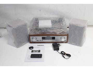 Lenco MC-160WD - HiFi Stereo Set - Platenspeler DAB+, Verzenden, Zo goed als nieuw