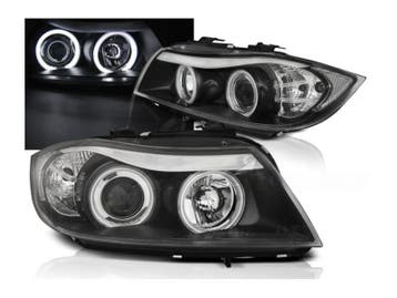 CCFL Angel Eyes koplamp Black geschikt voor BMW E90 E91, Verzenden, Nieuw, BMW