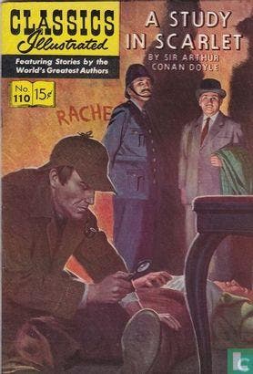 Sherlock Holmes - A Study in Scarlett - 1953, Eén comic, Overige gebieden, Verzenden, Doyle, Arthur Conan [naar].