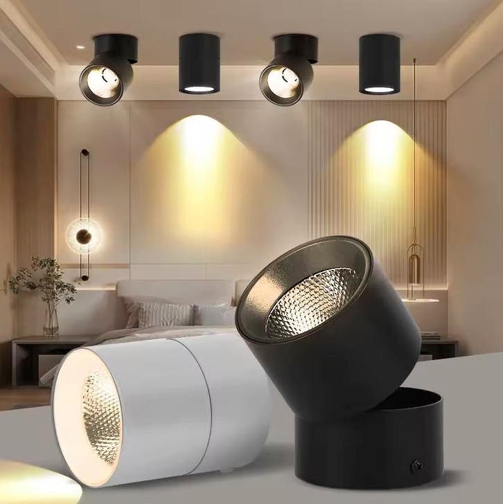 LED Plafondspots – Verstelbare Spotlamp voor Binnen – Spots, Huis en Inrichting, Lampen | Spots, Plafondspot of Wandspot, Nieuw