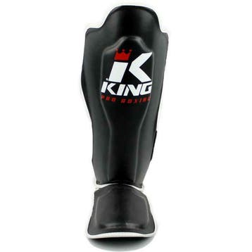 King Pro Boxing Scheen/Wreefbeschermer - Zwart, Sport en Fitness, Vechtsporten en Zelfverdediging, Ophalen of Verzenden, Nieuw