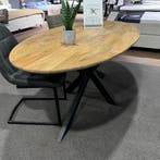 Showroomactie! Eettafel Ovaal 180/210/240 | Mangohout, Huis en Inrichting, Tafels | Eettafels, Nieuw, Modern | Luxe | Landelijk | Klassiek