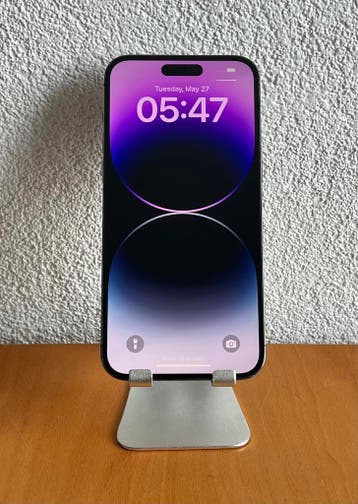 Apple iPhone 14 Pro Max 128GB Paars / Garantie / Nette staat, 128 GB, Paars, Refurbished, Ophalen of Verzenden