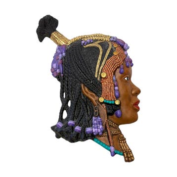 Muurdecoratie Afar vrouw, Ophalen of Verzenden