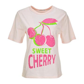 Frogbox • t-shirt Sweet Cherry • 36, Kleding | Dames, Tops, Princess goes Hollywood, Verzenden, Nieuw, Roze