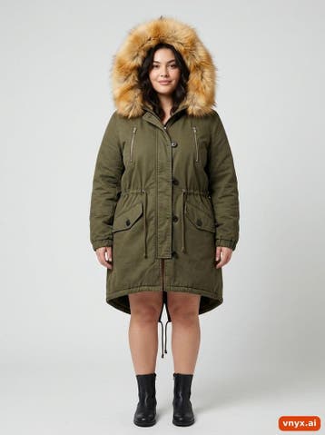 ATTENTIF Winterjassen Dames maat WXL / Long Groen Vintage, Ophalen of Verzenden, Nieuw