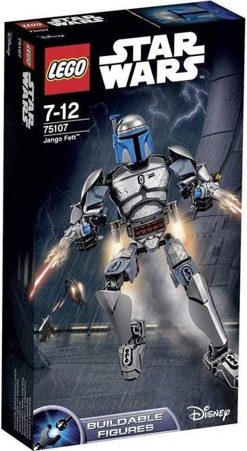 Lego Set - 75107 - Star Wars - Buildable Jango Fett Figure, Nieuw
