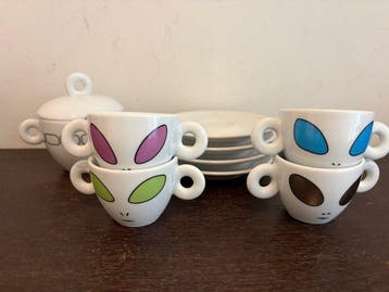 Rosenthal - David Byrne - Koffieservies (5) - Porselein -