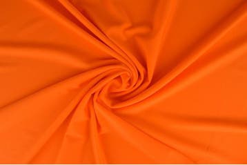 10 meter lycra stof - Oranje, Overige materialen, 120 cm of meer, Oranje, Ophalen of Verzenden