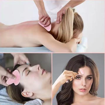 Rozenkwarts Gezichtsroller en Gua Sha Set voor Massage, Verzenden, Nieuw