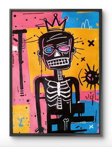 Le Viro (1983) - Memento Mori (Original Artwork on canvas), Antiek en Kunst