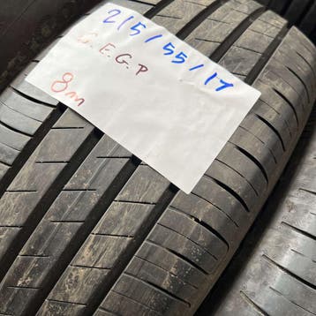 2 x Goodyear Efficientgrip 215-55-17 Zomerbanden 8mm, Auto-onderdelen, Banden en Velgen, 17 inch, Ophalen of Verzenden, Band(en)
