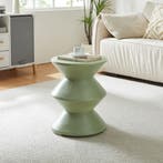 Bijzettafel Kyppeslo rond 47x37 cm mintgroen [en.casa], Huis en Inrichting, Tafels | Bijzettafels, Verzenden, Nieuw