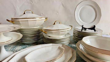 ULIM limoges - Tafelservies (43) - Imperiaal servies Limoges