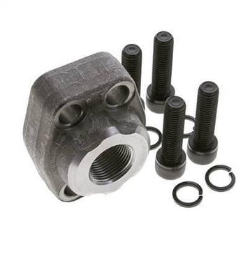 1 SAE Flens 6000 psi Blank staal met G3/4 Binnendraad, Verzenden, Nieuw