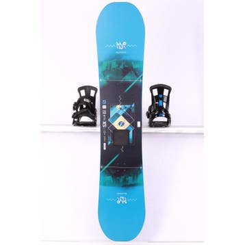 140 snowboard SALOMON WILD CARD UNITE, black/blue, ALL terra, Verzenden, Gebruikt