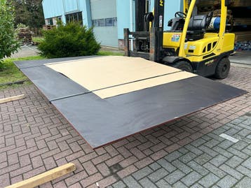 Grootformaat betonplex aanhanger bodemplaten antislip platen, Ophalen of Verzenden, Nieuw, Betonplex, Minder dan 20 mm