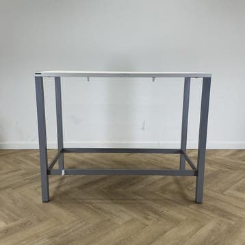 Wiesner- Hager sta-tafel (hxbxd) 111x140x70 cm, grijs - wit, Ophalen of Verzenden, Gebruikt