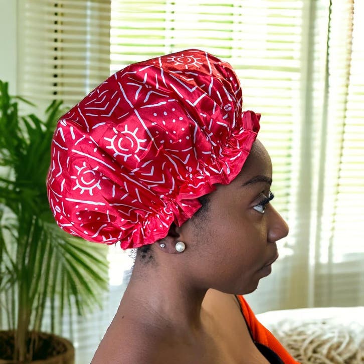 GROTE Douchemuts / Shower cap voor vol haar / krullen / afro, Sieraden, Tassen en Uiterlijk, Uiterlijk | Lichaamsverzorging, Nieuw